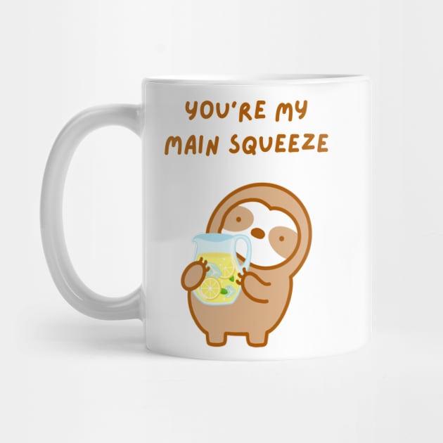 You’re My Main Squeeze Lemonade Sloth by theslothinme